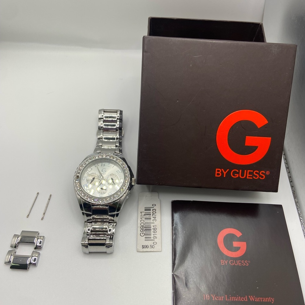 G by Guess Silver Unisex Watch